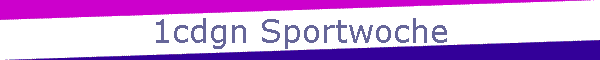 1cdgn Sportwoche